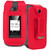 Sonim XP3 Plus 5G X3200, X320 2-Piece Leather Fitted Case with Button Snap Closure and Rotating Belt Clip, Built in Screen and Keypad Protection, Secure Fit by Wireless ProTech