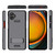 Wireless PROTECH Protective Shell Case with Built-In Kickstand for Samsung Galaxy XCover7 Pro SM-G766 and XCover6 Pro SM-G736