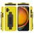Wireless PROTECH Protective Shell Case with Built-In Kickstand and Handstrap for Samsung Galaxy XCover7 Pro SM-G766 and XCover6 Pro SM-G736