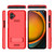  Wireless PROTECH Protective Shell Case with Built-In Kickstand and Belt Clip Holster for Samsung Galaxy XCover7 Pro SM-G766 and XCover6 Pro SM-G736