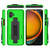 Wireless PROTECH Protective Shell Case with Built-In Kickstand, Hanstrap and Belt Clip Holster for Samsung Galaxy XCover7 Pro SM-G766 and XCover6 Pro SM-G736