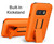 Samsung Galaxy XCover FieldPro SM-G889 Shell Case with Kickstand by Wireless ProTech