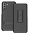 Samsung Galaxy S21 5G Dual Layer Hybrid Case and Belt Clip Holster Combo by Wireless ProTech (Screen Size 6.2 inch only)