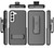 Samsung Galaxy S22 5G Dual Layer Hybrid Case and Belt Clip Holster Combo by Wireless ProTech with Screen Protector