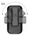 Sonim XP3 PLUS (XP3900) Secure fit, Lightweight Holster with Swivel Belt Clip