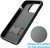 Apple iPhone 14 PRO MAX Dual Layer Hybrid Case and Screen Protector by Wireless ProTech  (Screen Size 6.7")