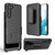Samsung Galaxy S23 5G Case with Weave Pattern and Belt Clip Holster Combo includes 9D Screen Protector by Wireless ProTech (Screen size 6.1")
