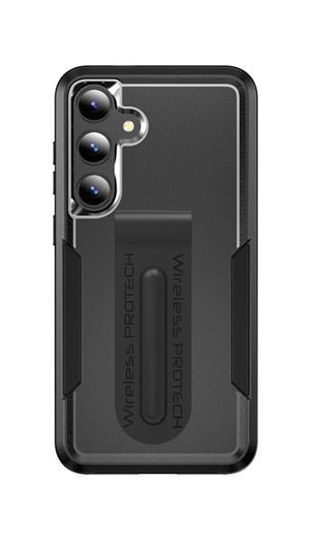 Samsung Galaxy S25 Dual Layer TPU and PC Case with Magnet Clamp Clip by Wireless ProTech
