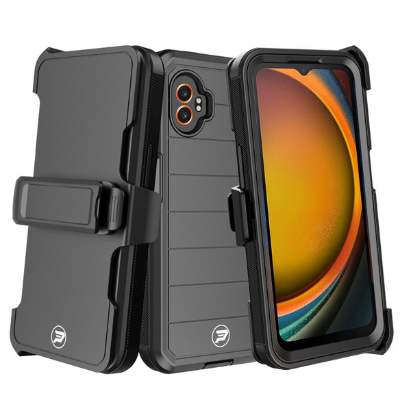 Samsung Galaxy XCover7 Pro SM-G766, Heavy Duty Belt Clip Holster with Rugged Triple Layer TPU and PC Lined Case Combo by Wireless ProTech Samsung Galaxy XCover7 Pro SM-G766, Heavy Duty Belt Clip Holster with Rugged Triple Layer TPU and PC Lined Case Combo by Wireless ProTech