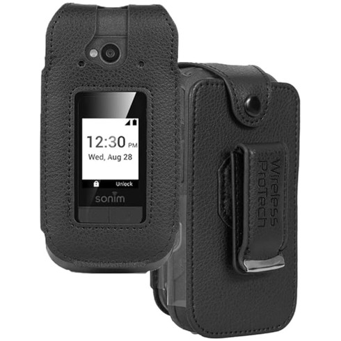 Protech Solutions　スマホ Sonim XP3 Plus 5G X3200, X320 2-Piece Leather Fitted Case with
