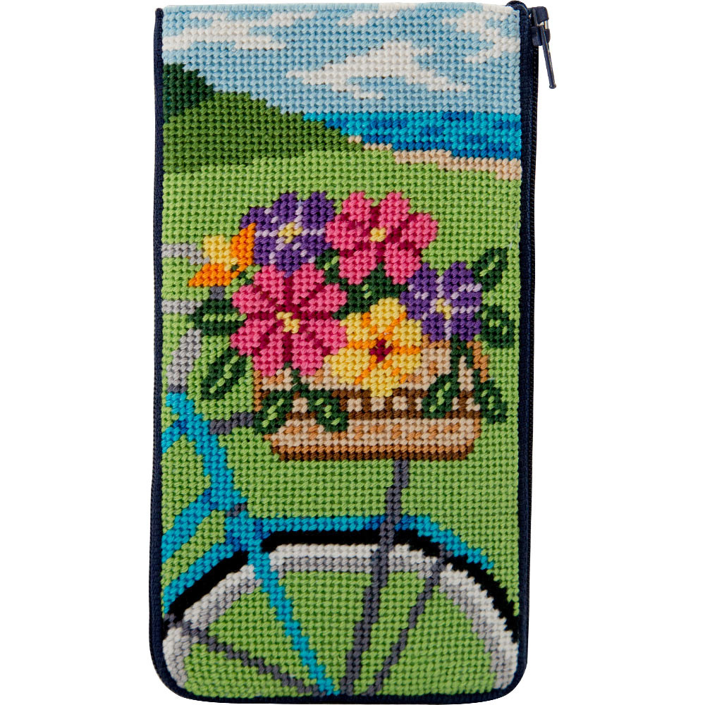 SZ493 Springtime Ride Eyeglass Case | Alice Peterson Company