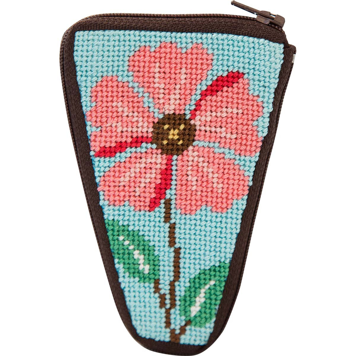 Pink Flower Scissor Case - StitchandZipKits.com