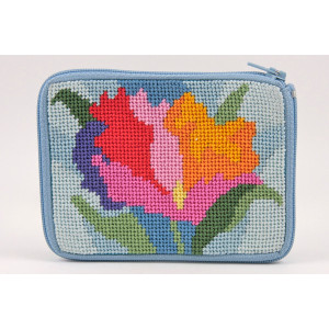 Watercolor Poppy Coin Purse Watercolor Poppy Coin Purse