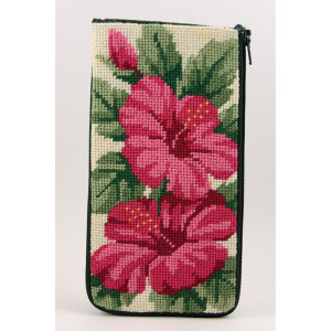 Hibiscus Eyeglass Case
