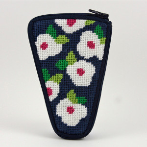Navy Floral Scissor Case