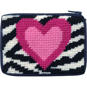 Zebra Heart Kids Coin Purse Zebra Heart Kids Coin Purse