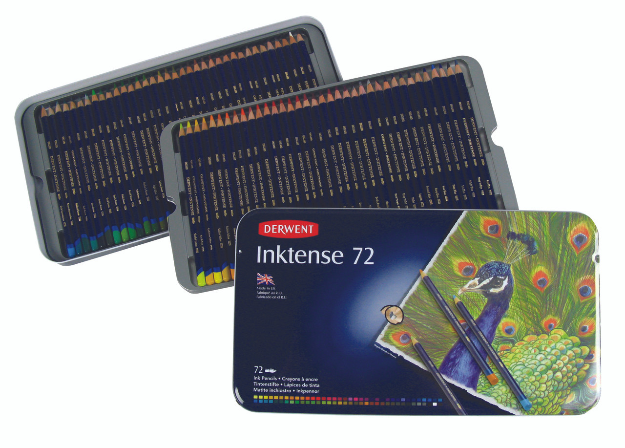 Derwent Inktense Blocks 12pc Tin Set