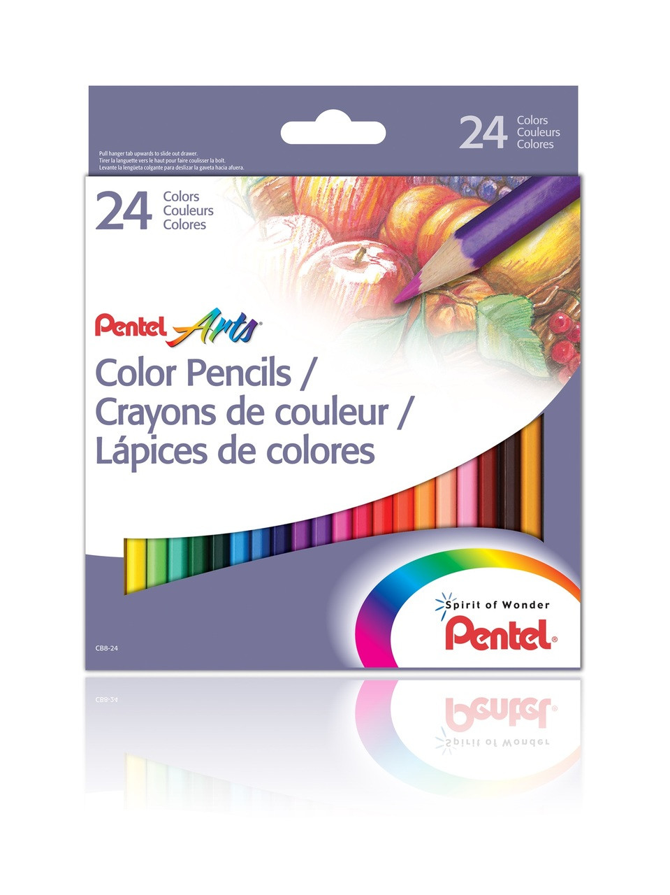 Pentel Arts Color 24-pencil Set - Meininger Art Supply