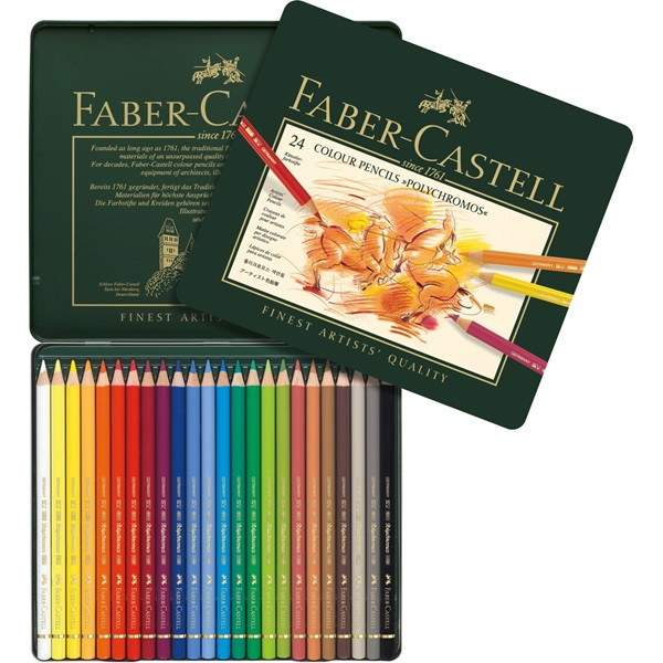 Polychromos Pencil 24pc Set - Meininger Art Supply