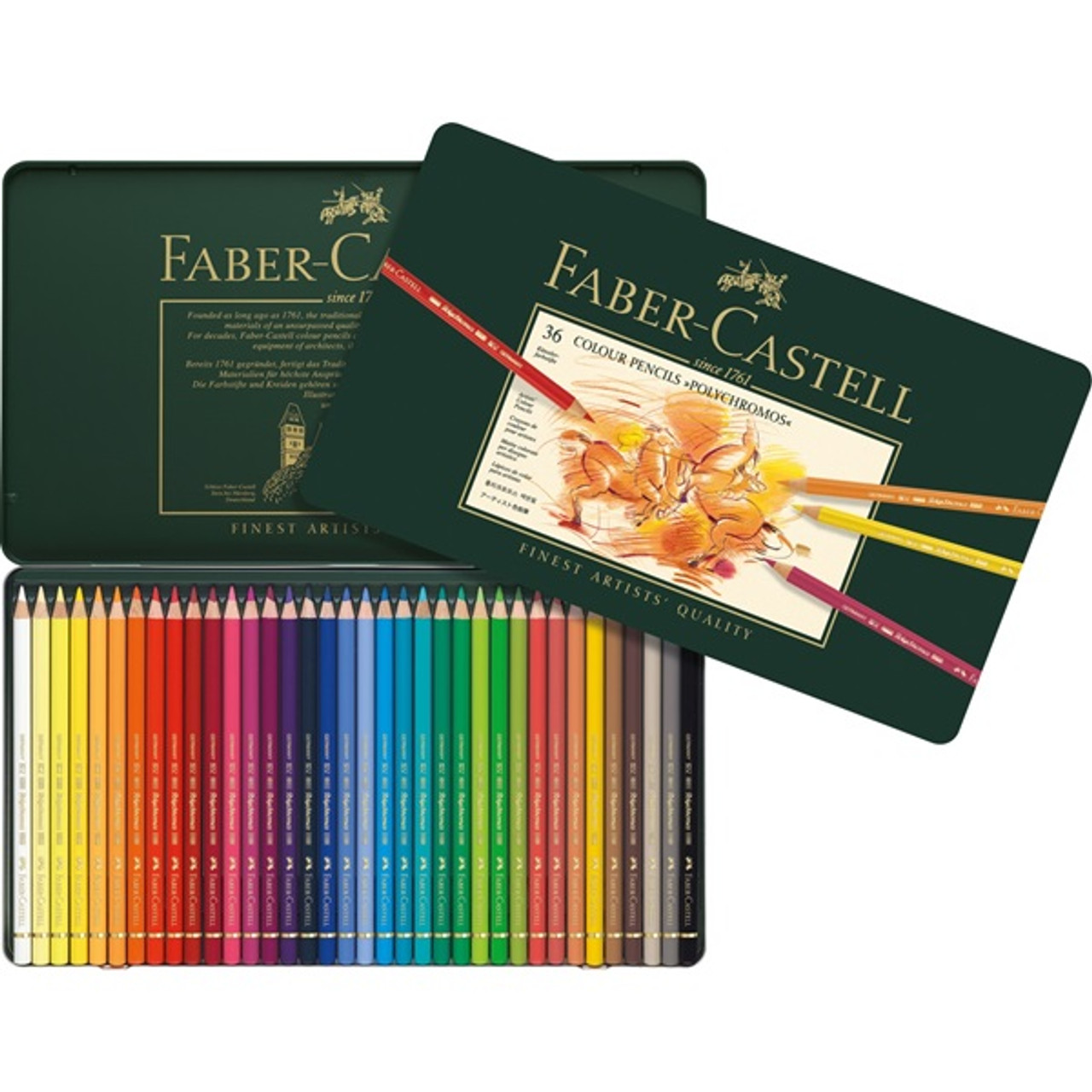 Colouring pencils set of 36 colours, Professional Quality drawing pencils