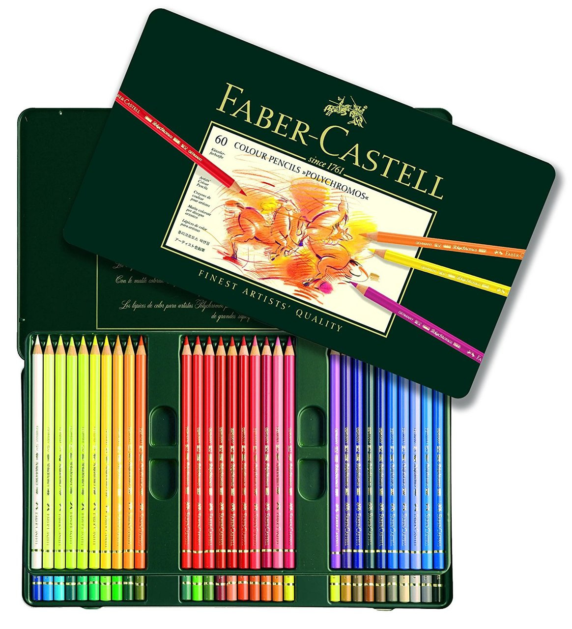 Polychromos Pencil 60pc Set - Meininger Art Supply