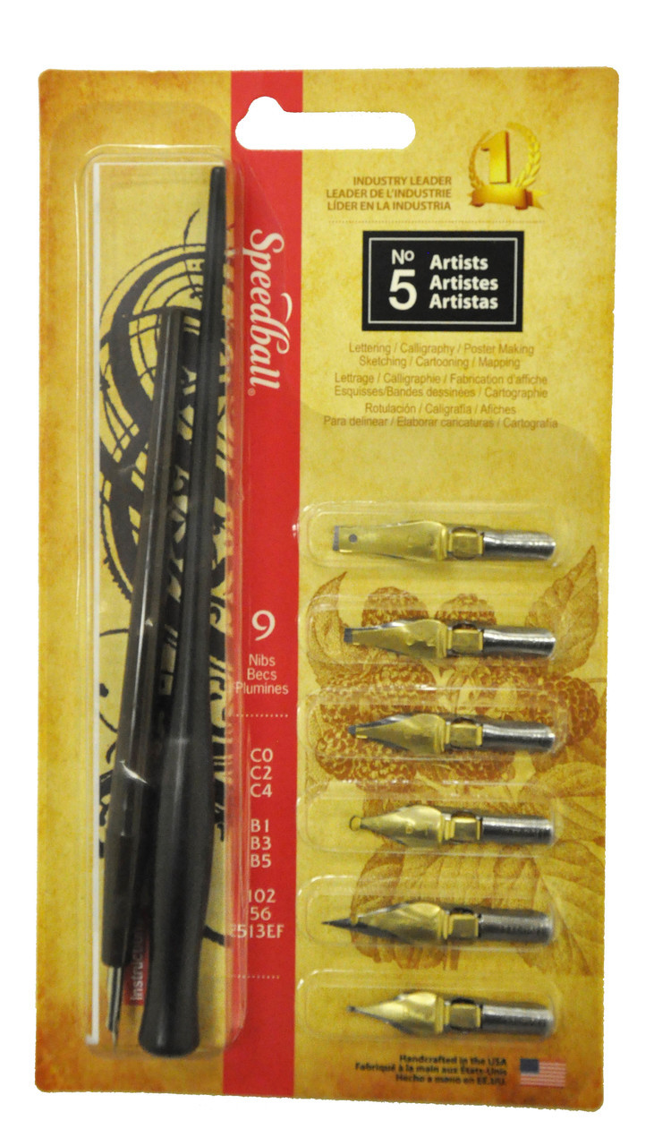 Speedball Oblique Pen Set