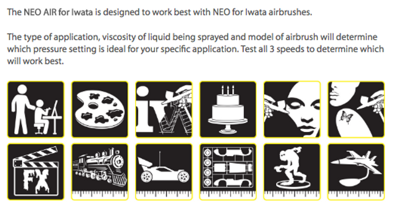 NEO AIR for Iwata 100-240V Airbrush Compressor (ONLINE ONLY)