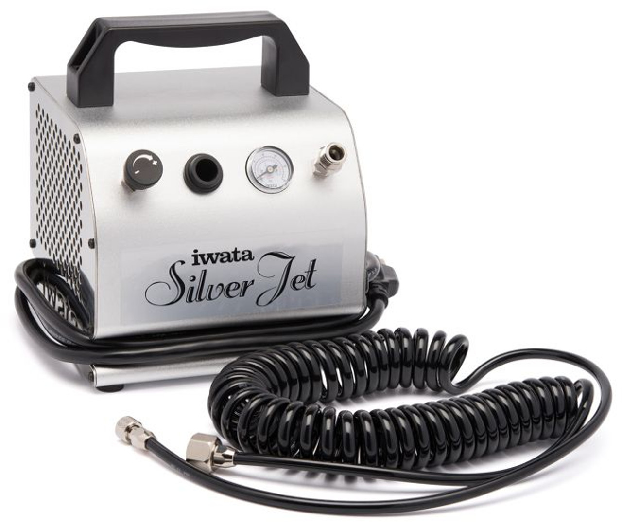 Iwata Silver Jet 110-120V Airbrush Compressor (ONLINE ONLY) - Meininger Art  Supply