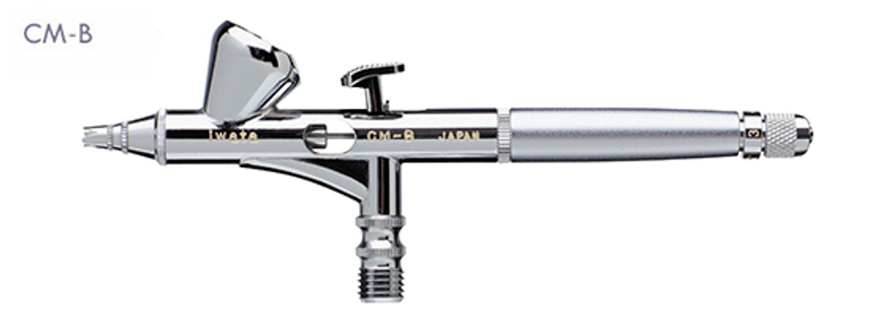 Iwata Custom Micron CM-B Gravity Feed Dual Action Airbrush (ONLINE ONLY) -  Meininger Art Supply