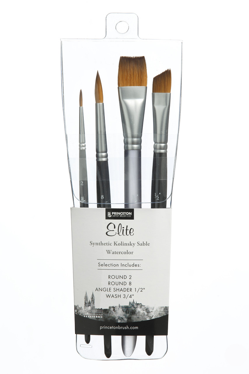 Princeton Elite Professional 4-brush Set - Meininger Art Supply