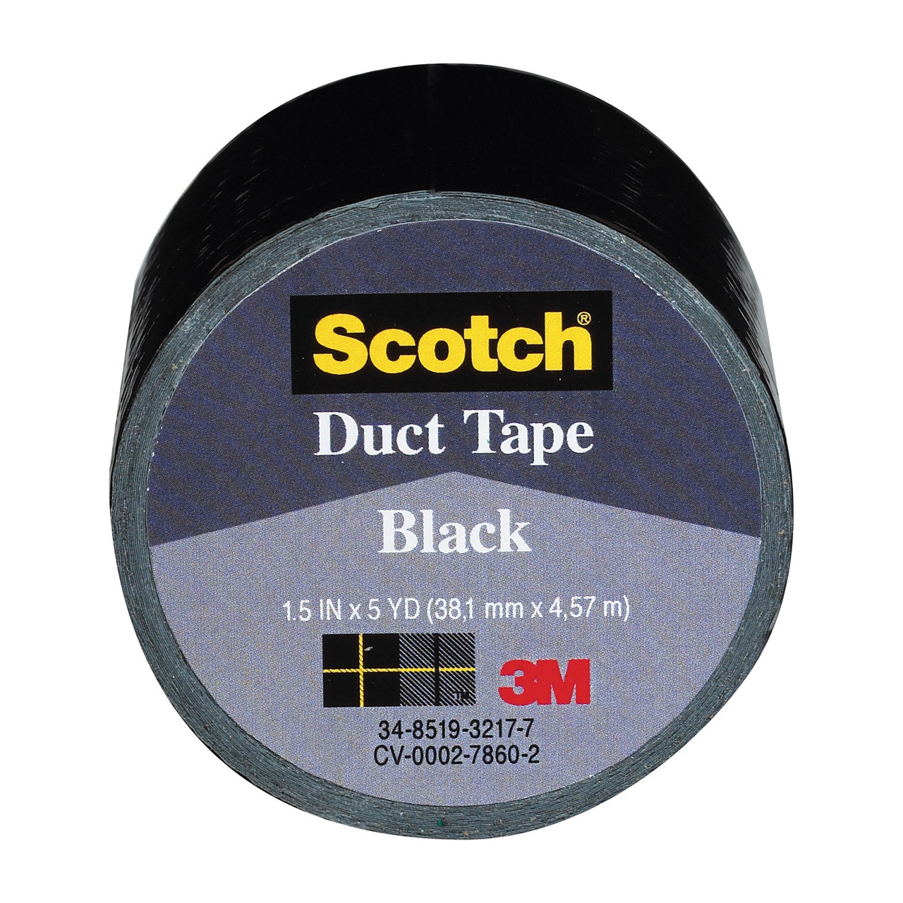 Scotch #127 Cloth Tape Black 1-1/2-inch x 180-inch - Meininger Art Supply