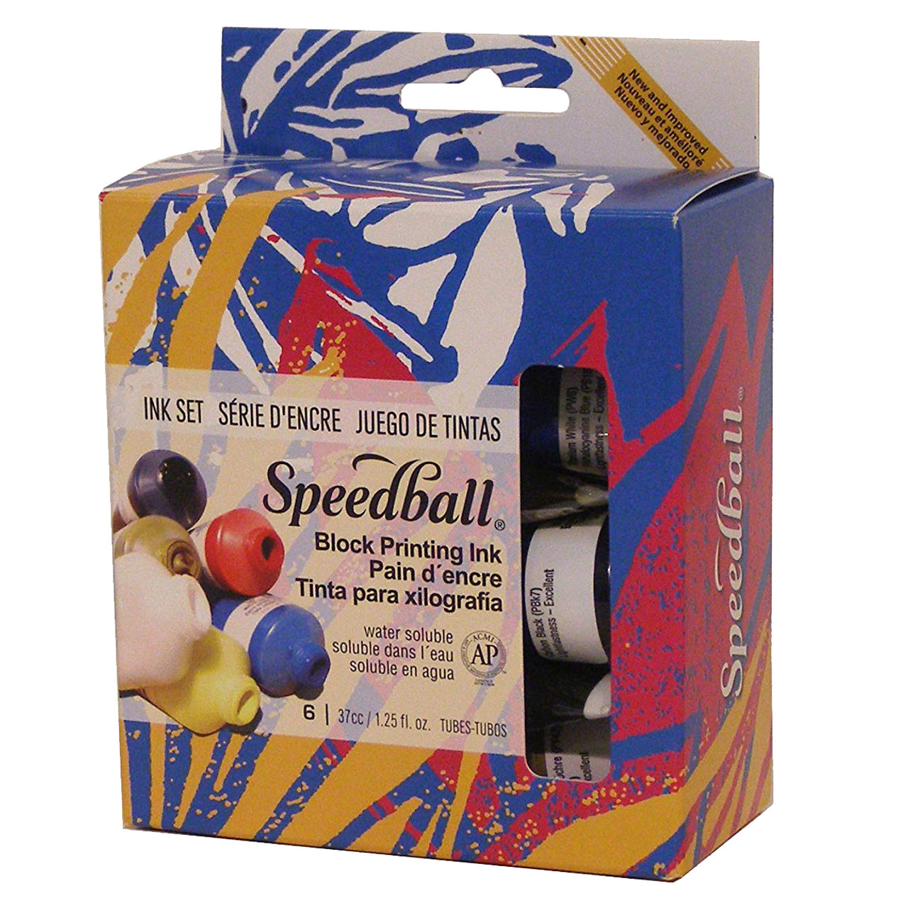Speedball Blockprinting Watersoluble Ink Starter Set - Meininger Art Supply