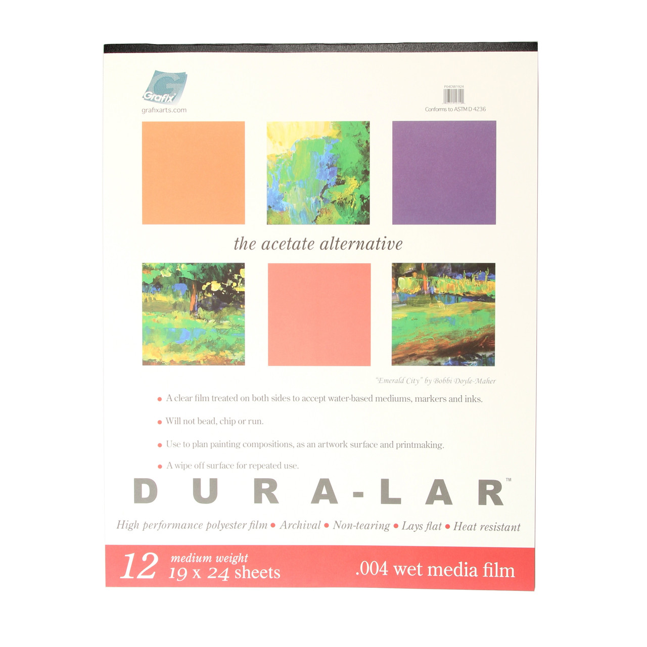 Grafix Wet Media Dura-Lar Pad .004mm 19in x 24in