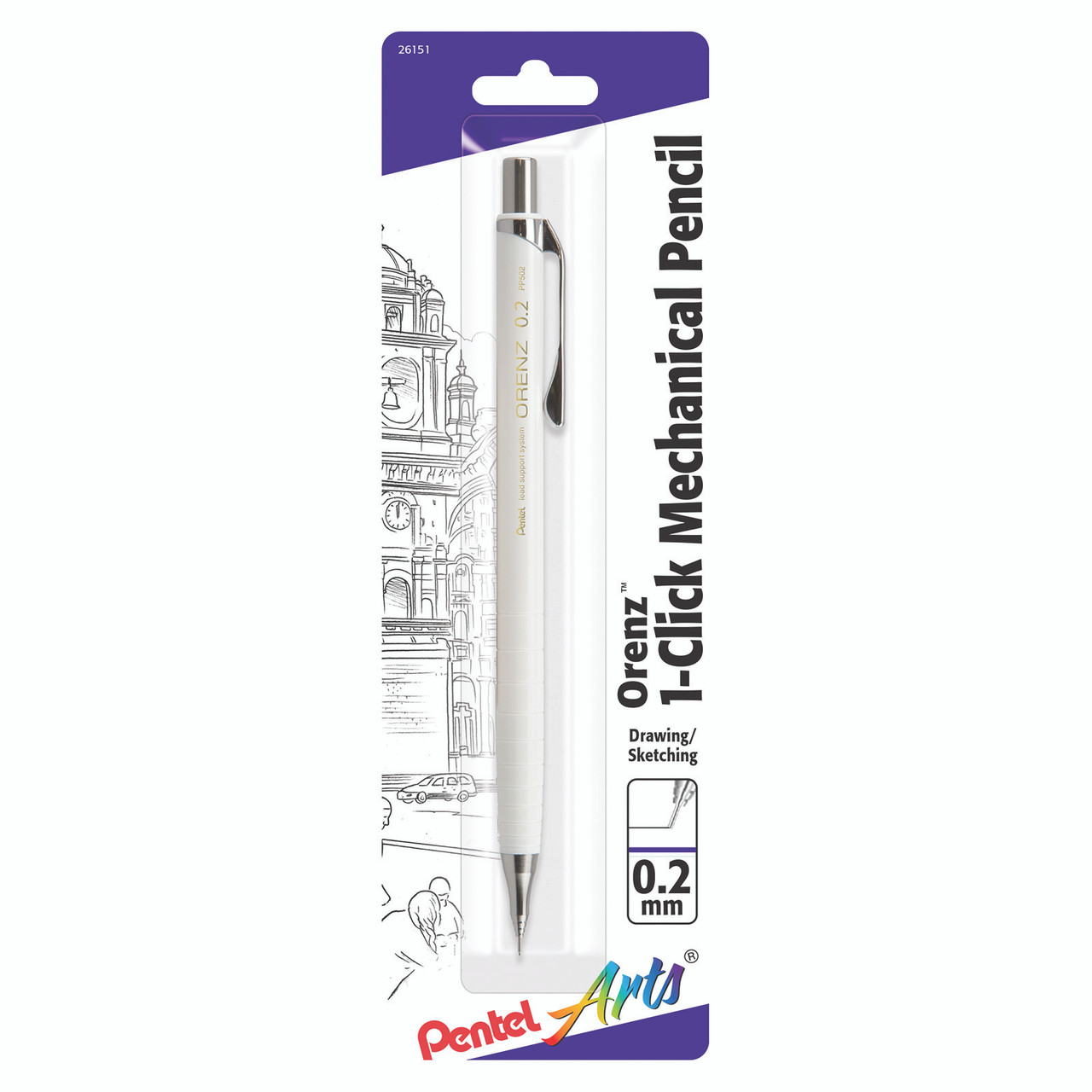 Pentel Orenz Mechanical Pencil .2mm - Meininger Art Supply