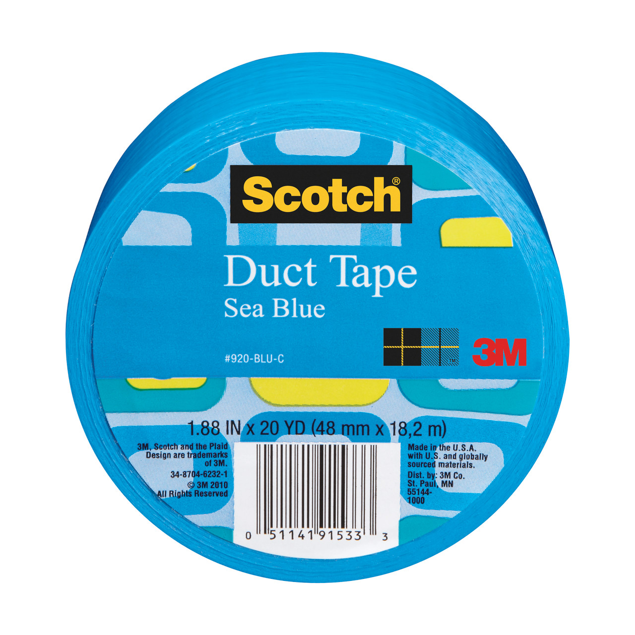 Scotch Duct Tape for Artists Blue 1.88in x 20yd