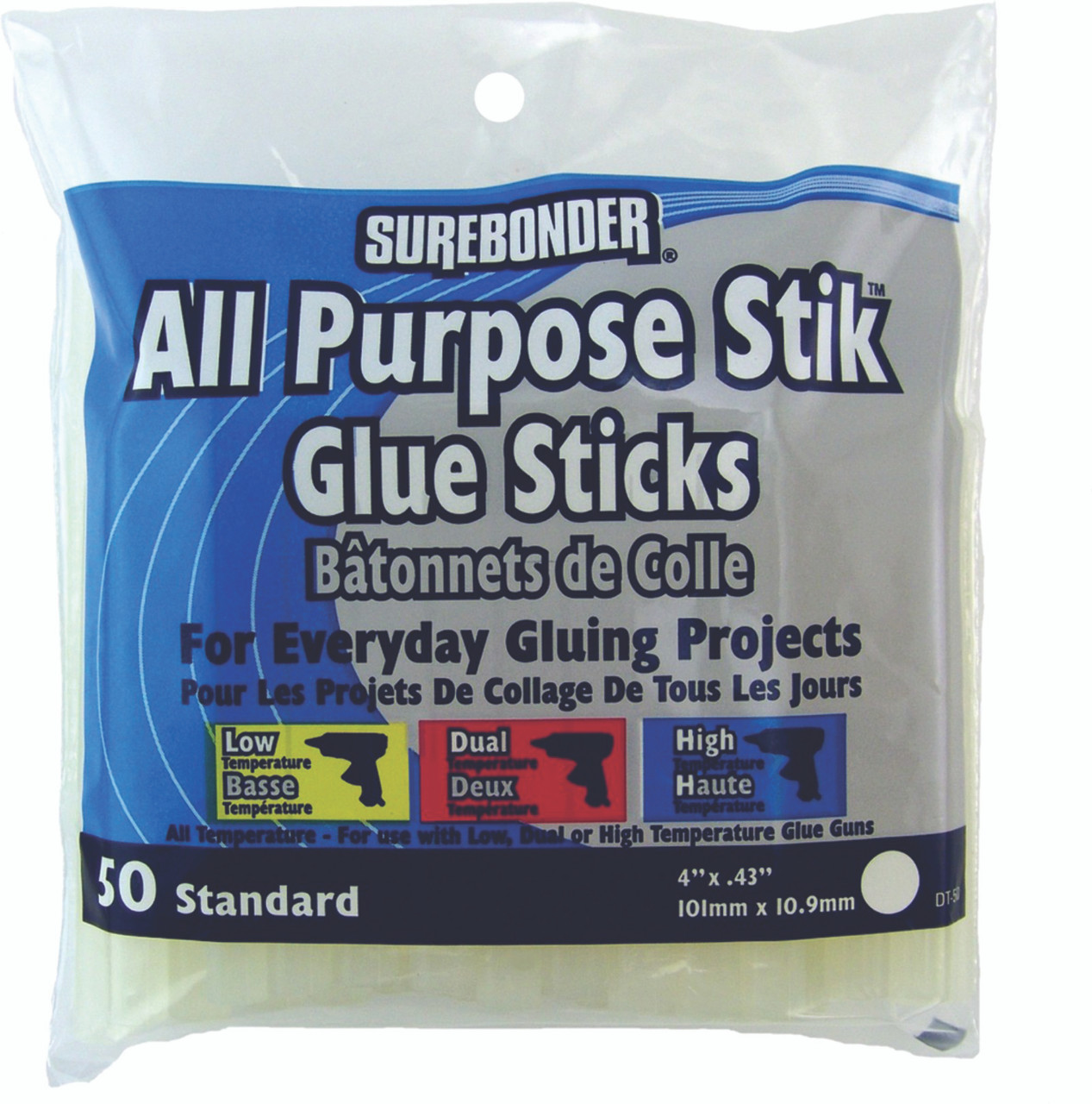 All Temperature Glue Sticks Regular 4in Diameter