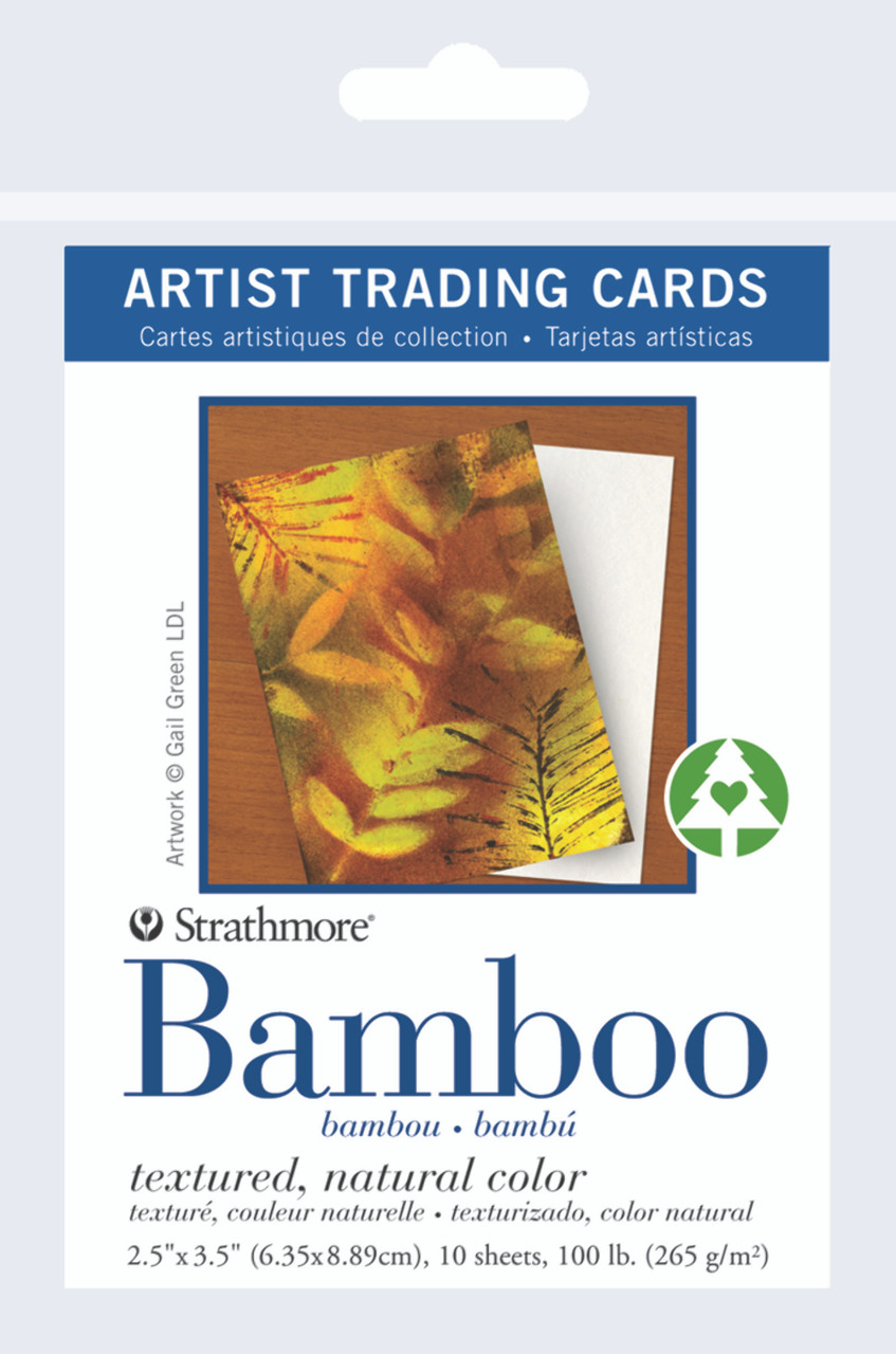 Strathmore Artist Trading Card Pack Bamboo 10 Sheets