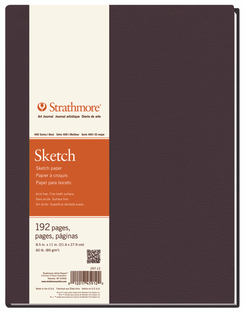 Strathmore Hardbound Sketchbook 8 x 11