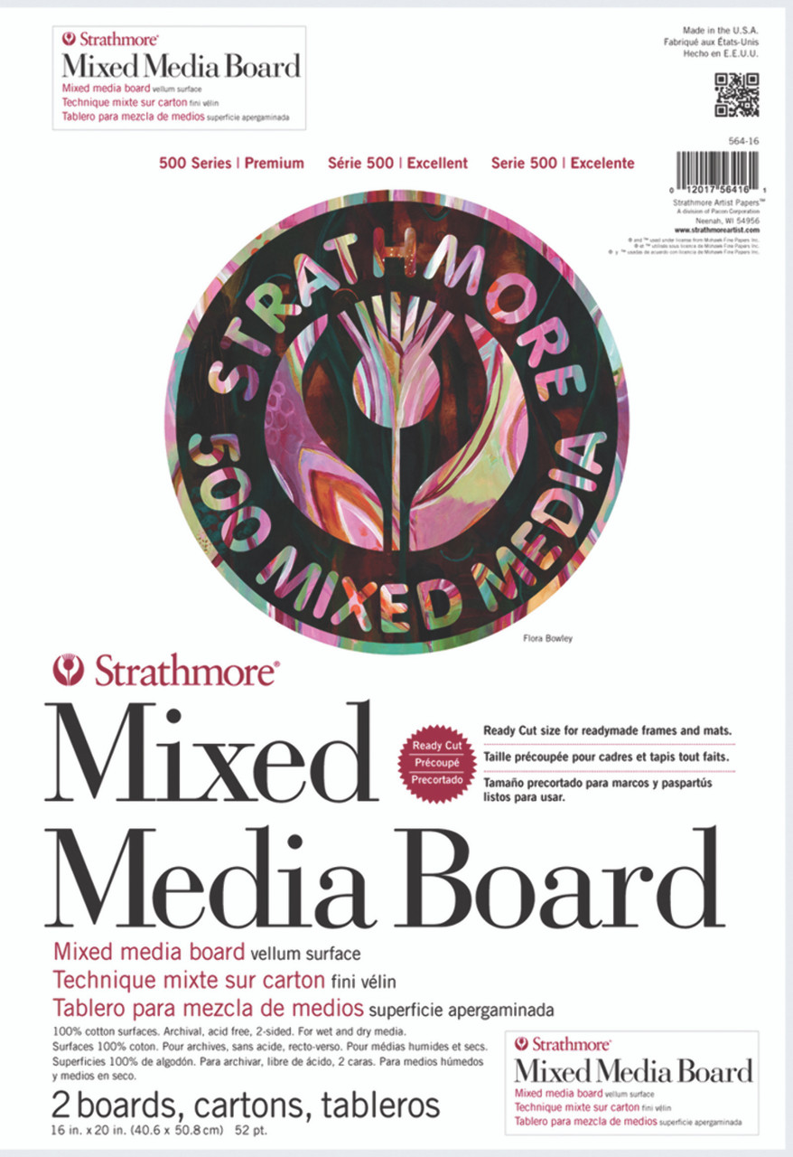Strathmore Mixed Media Board Series 500 16 x 20 2pk