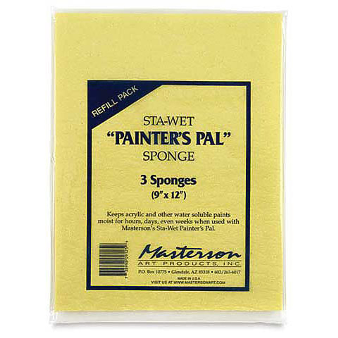 Masterson Sta-Wet Handy Palette Sponge Refill 3 Pack