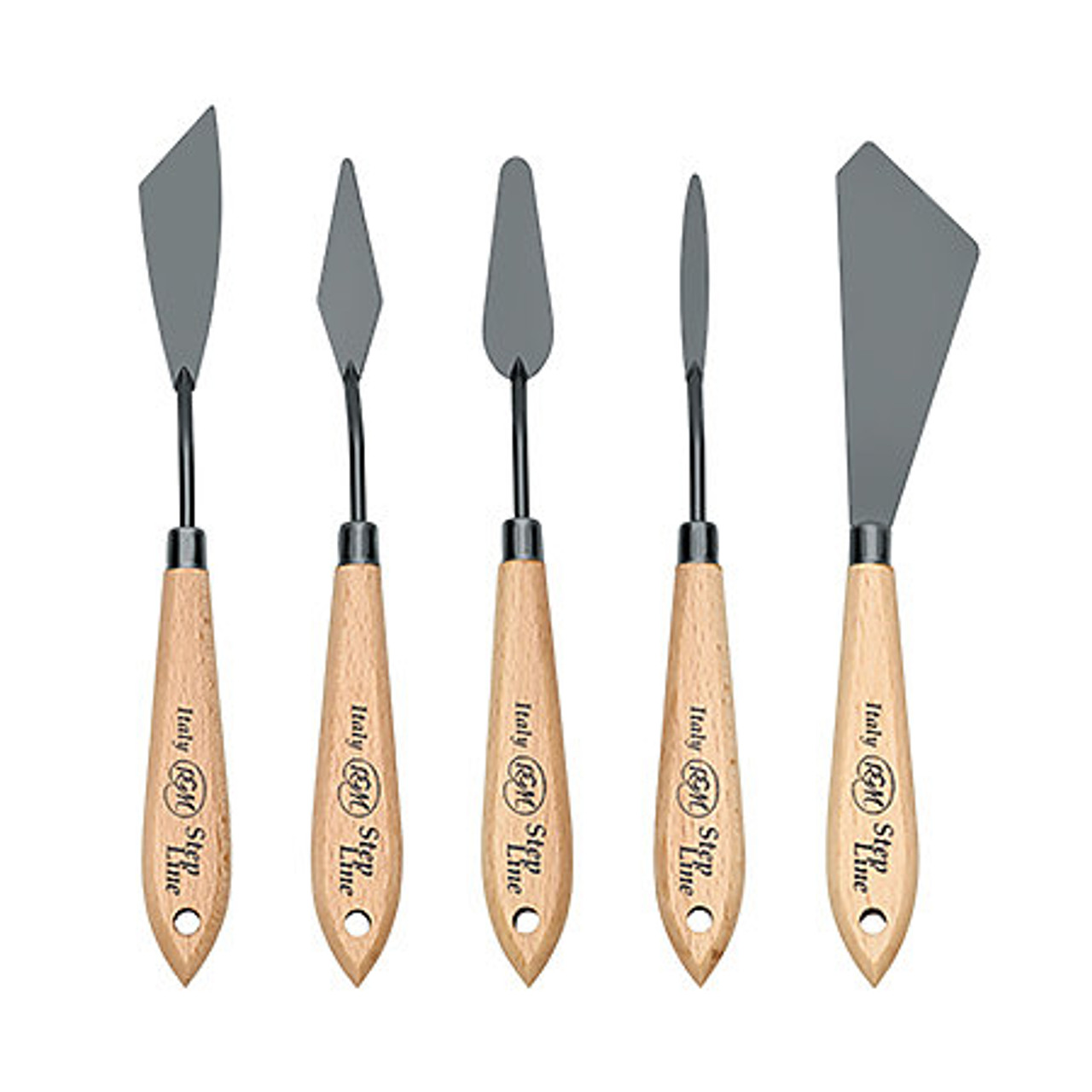 RGM Step Line Black Painting Knives - Meininger Art Supply