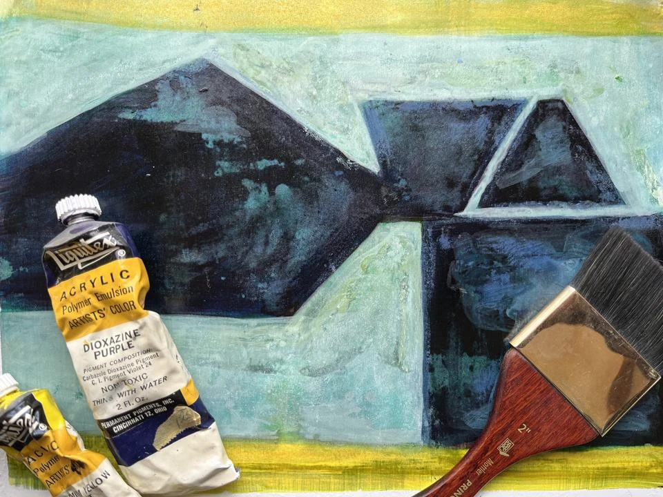 Abstract Painting by Sarah Pedry