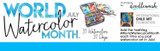 Join Doodlewash World Watercolor Month and make watercolor art all month! Click for directions and prompts - all profits go to the International Child Art Foundation