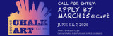 Denver Chalk Art Festival 2026 Call For Entry apply by March 15 at CaFE