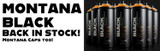 Montana Black Spray Paint 400ml back in stock!