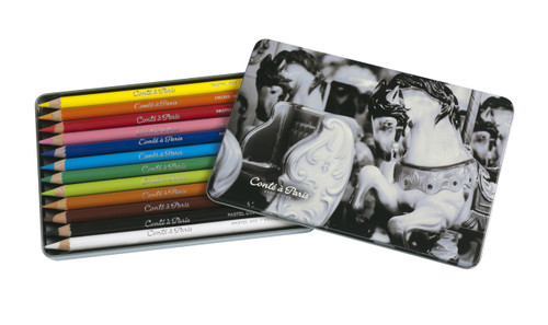 Conte Conte Drawing Pencil Set Graphic 6-Color Sketching Set - RISD Store