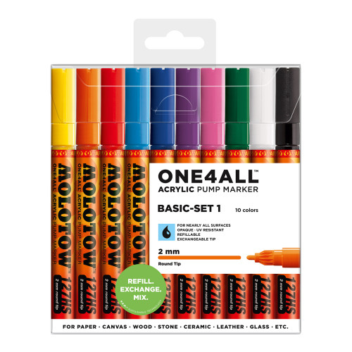 Molotow ONE4ALL Acrylic Paint Pump Marker Liquid Chrome - Meininger Art  Supply