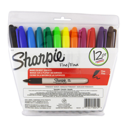 Sharpie Fine 12 Color Set Art Department LLC