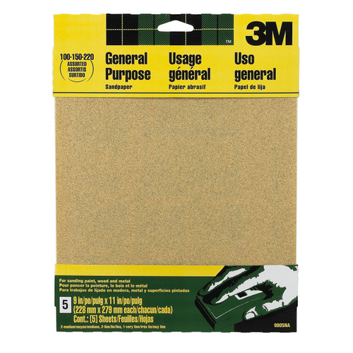 Sandpaper Assorted 9005NA 9x11