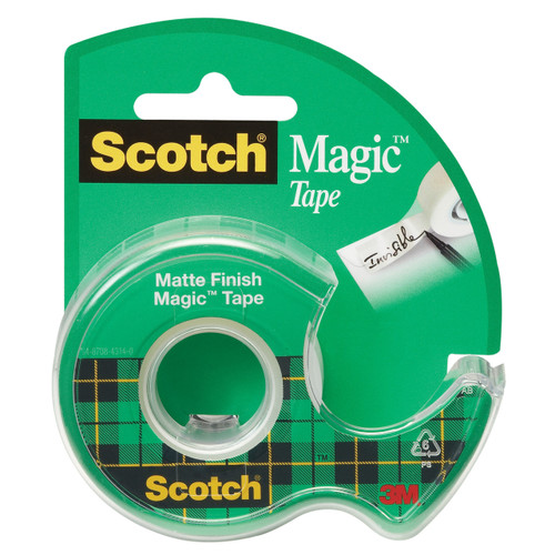 3M Scotch Wall Safe Removable Tape 3/4-inch x 18-yard - Meininger Art Supply